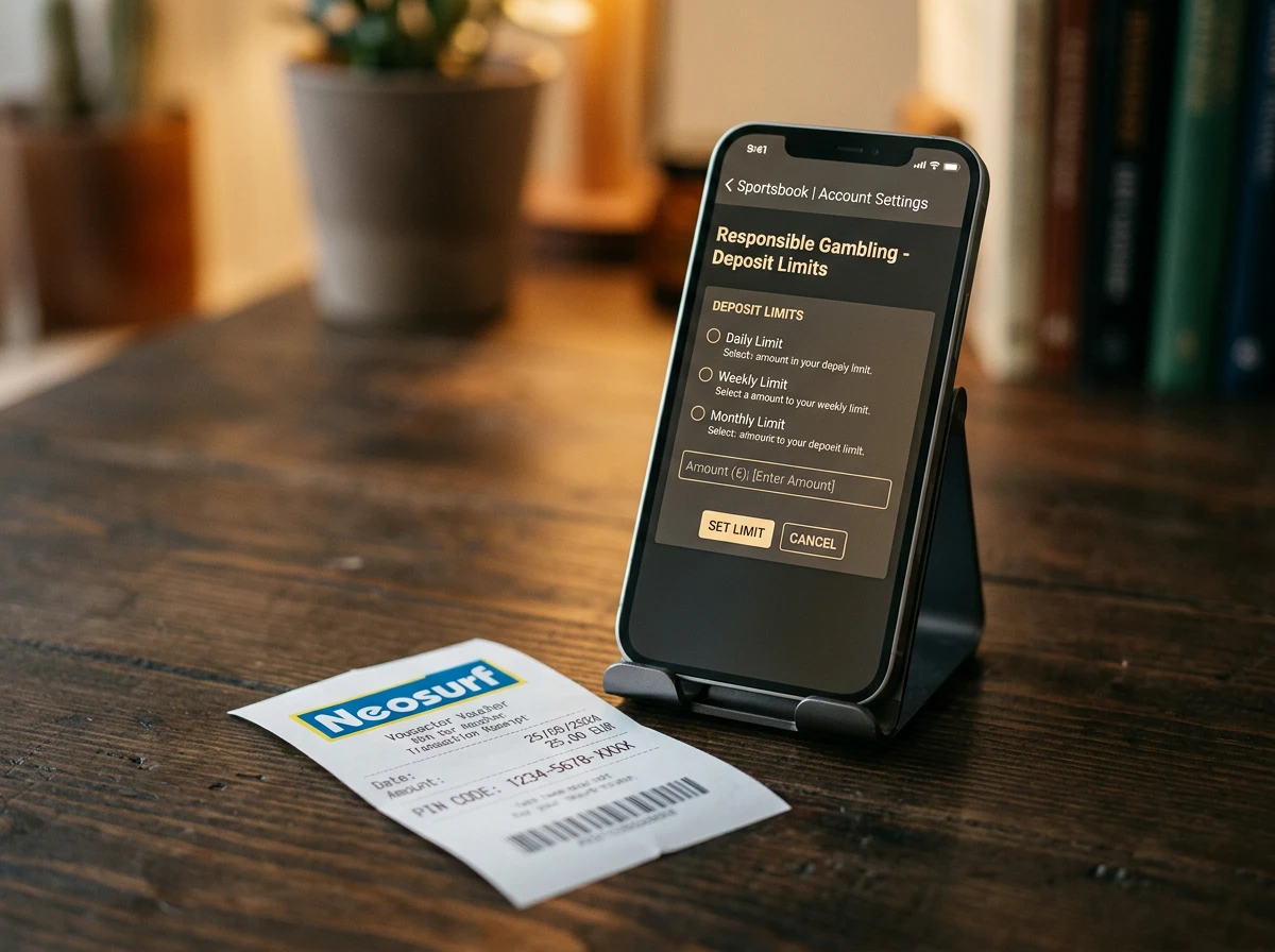 Setting Deposit Limits on a Neosurf-Funded AU Sportsbook Account